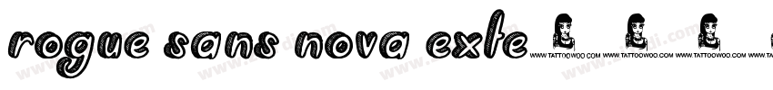 rogue sans nova exte字体转换